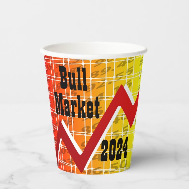 Bull Market 2024 Paper Cups (Front)