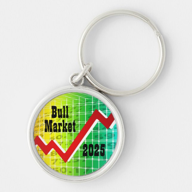 Bull Market 2025 Key Ring (Front)
