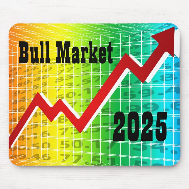 Bull Market 2025 Mouse Mat (Front)