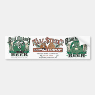 Bull Market Beer - Wall Street Brewing Company Bumper Sticker