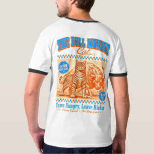Bull Market Cat Stock Trader - Buy Low Hold Long T-Shirt