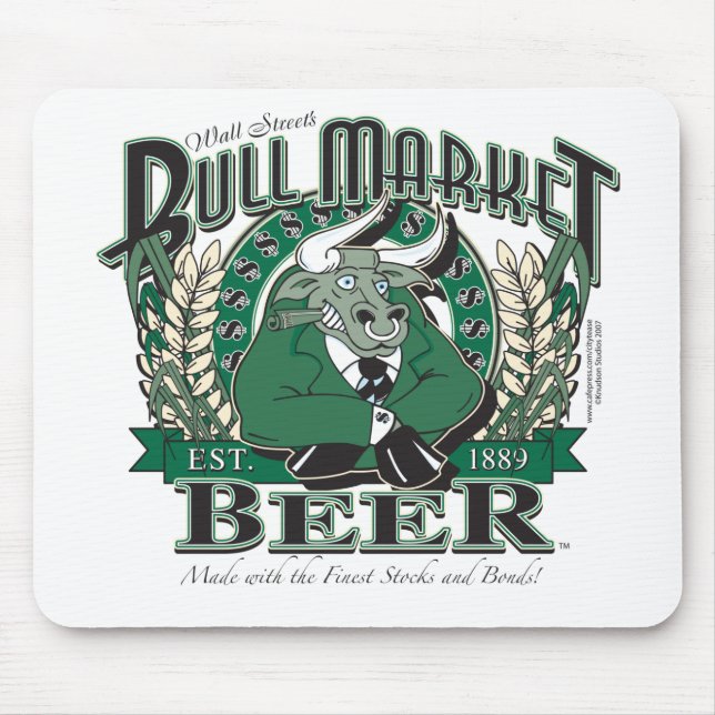 Bull-Market-CNBC-LARGE Mouse Mat (Front)