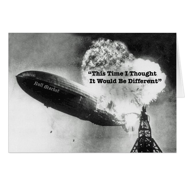 Bull Market Crash Humor (Front Horizontal)