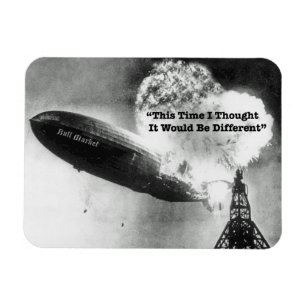 Bull Market Crash Humor Magnet