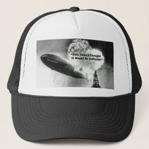 Bull Market Crash Humor Trucker Hat