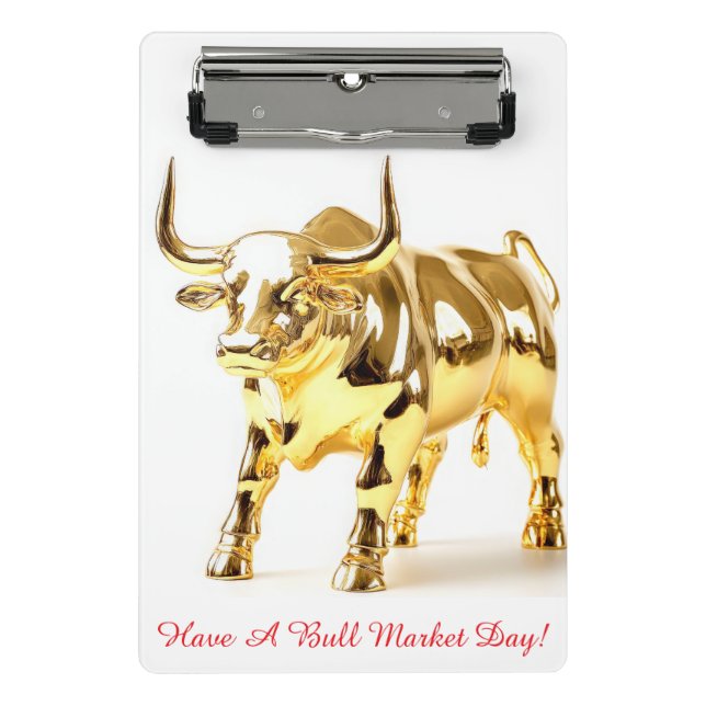 Bull Market Mini Clipboard (Front)