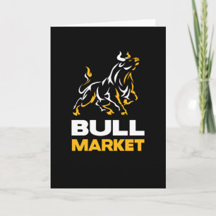 Bull Market Stock Trader Wallstreet Investor Card