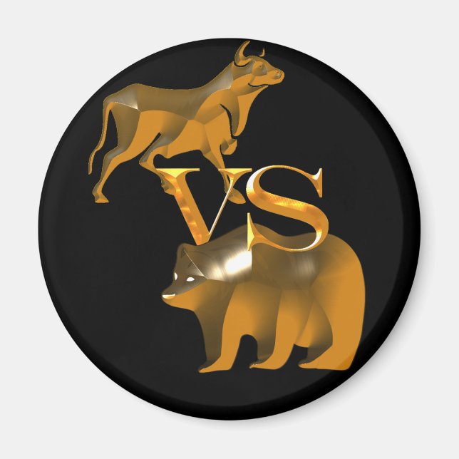 Bull Market Vs Bear Market Magnet (Front)