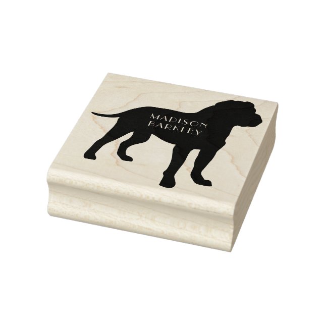 Bull Mastiff Dog Puppy Bullmastiff Rubber Stamp (Stamp)