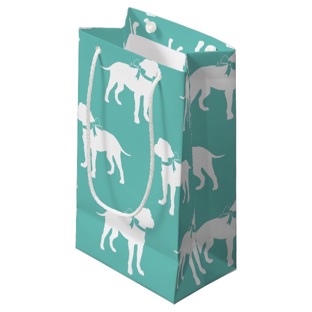 Bull Mastiff Dog Puppy Bullmastiff Small Gift Bag (Front Angled)