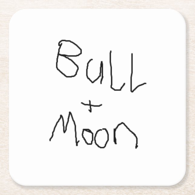 Bull Moon "Red Days" Coaster (Front)