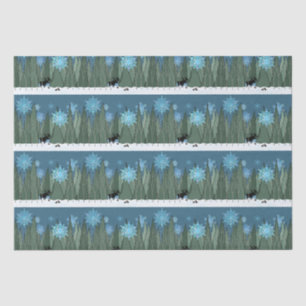 Bull Moose, Bunnies and Snowflakes Wrapping Paper 