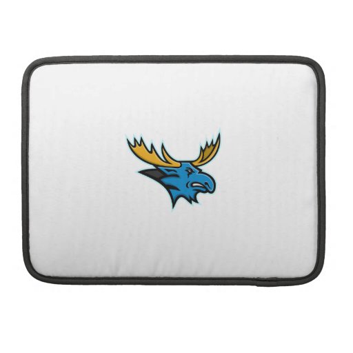 Image of Bull Moose Head Mascot Sleeve For Macbook Pro
