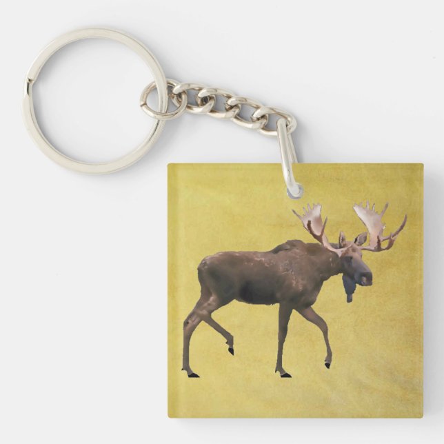 Bull Moose Key Ring (Front)
