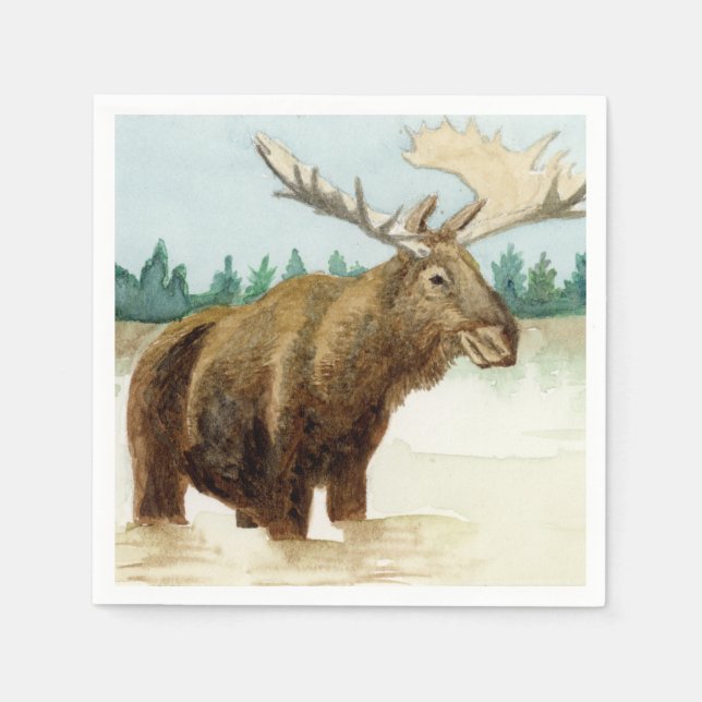 Bull Moose Napkin (Front)