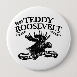bull moose party button