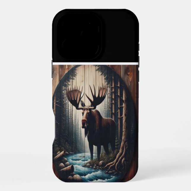 Bull Moose River  iPhone Case (Back)