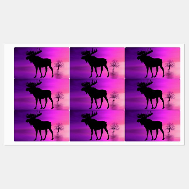 Bull Moose Silhouette (Sheet)