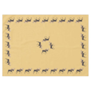 Bull Moose Tablecloth