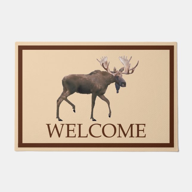 Bull Moose - Welcome Doormat (Front)