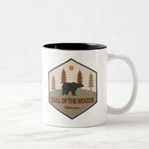Bull Of The Woods Wilderness Oregon Bear Two-Tone Coffee Mug
