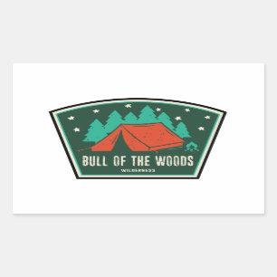 Bull Of The Woods Wilderness Oregon Camping Rectangular Sticker
