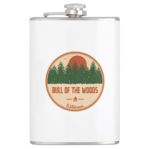 Bull Of The Woods Wilderness Oregon Hip Flask