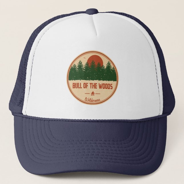 Bull Of The Woods Wilderness Oregon Trucker Hat (Front)