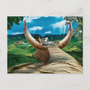 bull - postcard