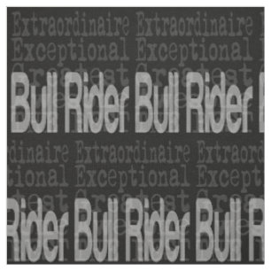 Bull Rider Extraordinaire Fabric