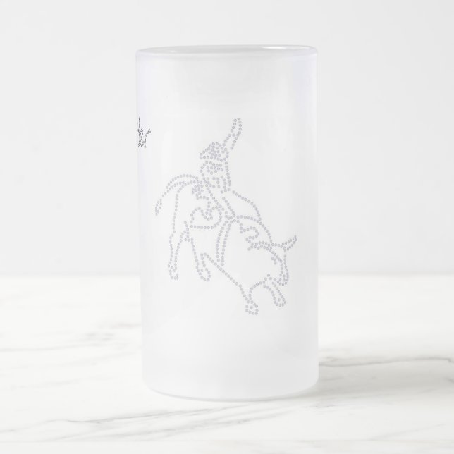 Bull Rider, Ice Mug (Center)