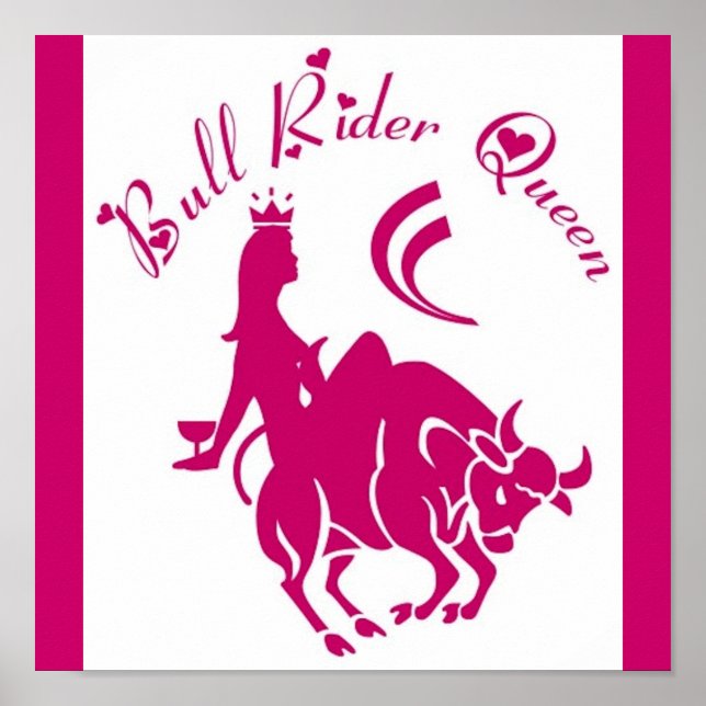 BULL RIDER QUEEN POSTER (Front)