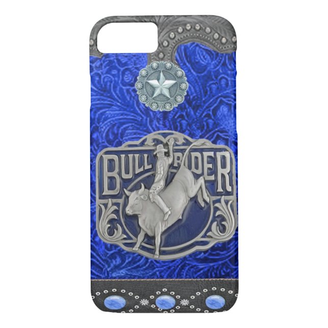 "Bull Rider" Western Rodeo iPhone 7 case (Back)