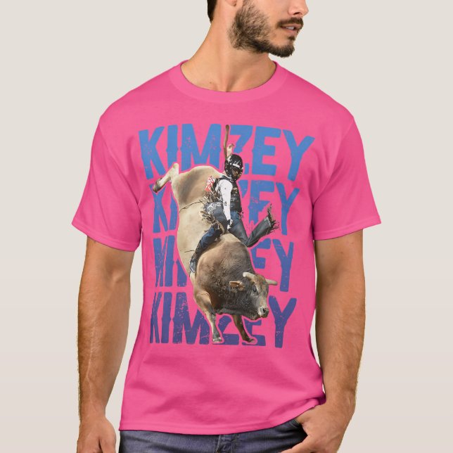 Bull Riders Rodeo Sage Cowboy Kimzey Christmas T-Shirt (Front)