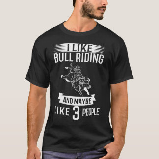 Bull Riding Bucking Bulls Rodeo Mechanical Cowboy T-Shirt