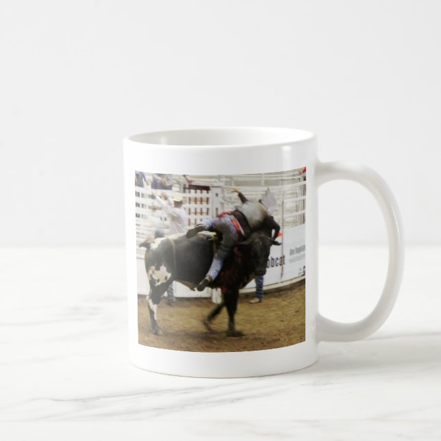 Bull Riding Coffee Mug (Right)