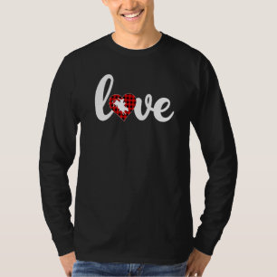 Bull Riding Sports Buffalo Plaid Bull Riding Valen T-Shirt