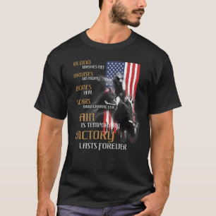 Bull Riding Texas Rider America USA Flag DESIGN ON T-Shirt