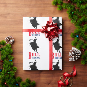 Bull Riding Wrapping Paper