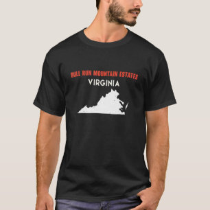 Bull Run Mountain Estates Virginia USA State Ameri T-Shirt