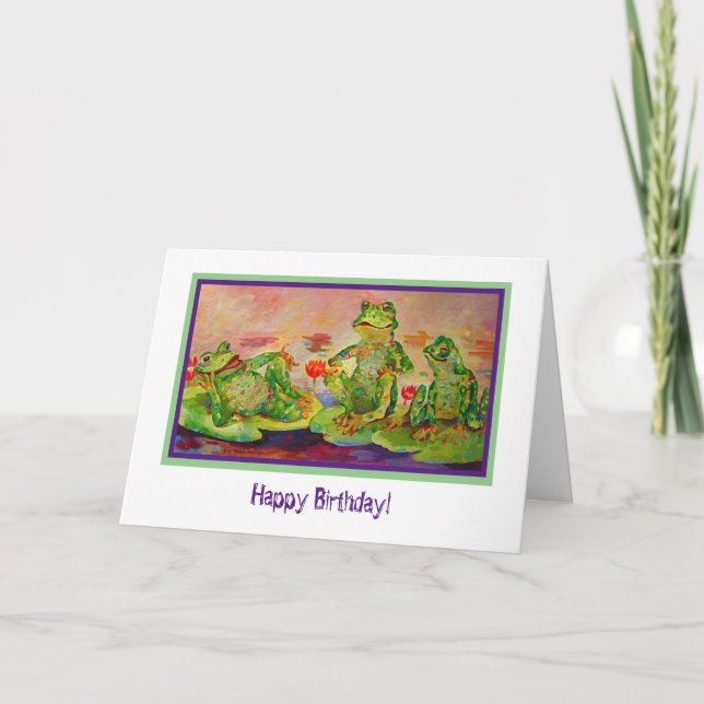 Bull Session Birthday Card (Front)