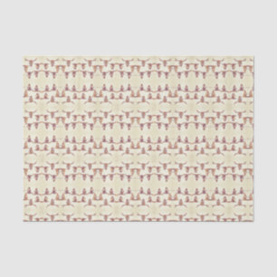 Bull Skulls Brown Beige Country Rustic Decoupage Tissue Paper