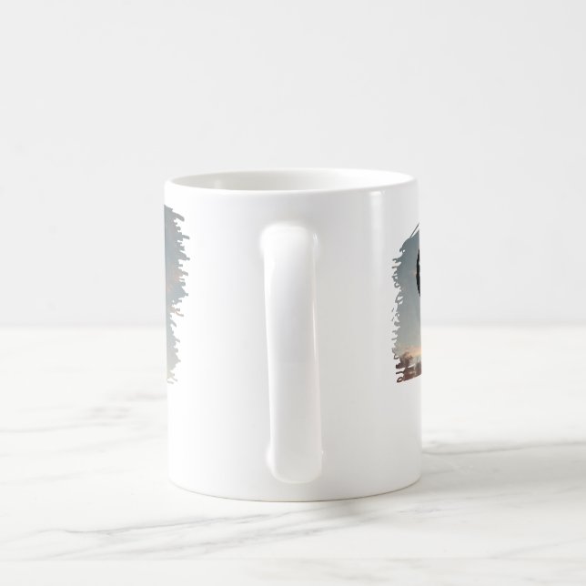 Bull Snake Medicine on Sunset Coffee Mug (Handle)