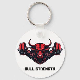 Bull Strength Key Ring