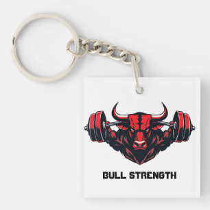 Bull Strength Key Ring