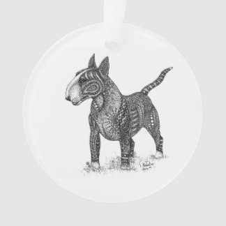 Bull terrier Acrylic Ornament