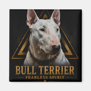 Bull Terrier Bold Spirit Collection Magnet