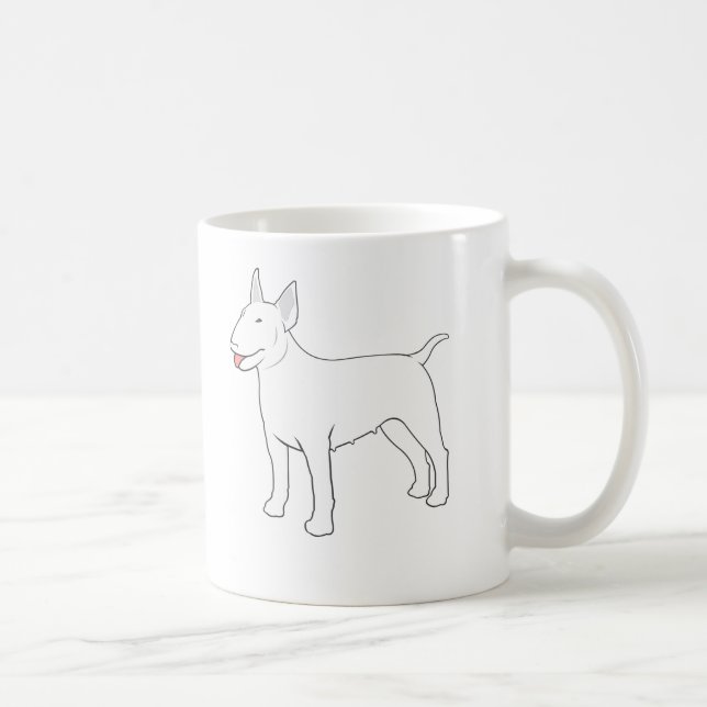 Bull Terrier BULLY GIRL complete Coffee Mug (Right)