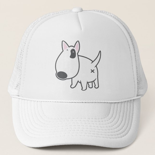Bull Terrier - bully_illu_bruno_3c Trucker Hat (Front)