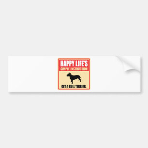 Bull Terrier Bumper Sticker